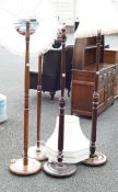 Four Free Standing Lamps to unclude one mid century example