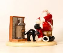 Coalport Snowman Tableau Father Christmas , limited edition