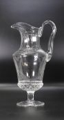 Boxed St Louis High Quality Lead Crystal Claret Jug, height 29cm in presentation box