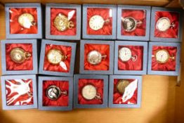 A collection of Novelty Boxed Replica Pocket watches