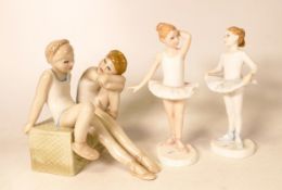 Royal Doulton figures to include Tomorrow's Dreams HN3128 and two ballerina figures (3)