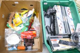 A collection of DIY Tools & Accessories including Furniture transport sets, Auger sets, Dyson hoover
