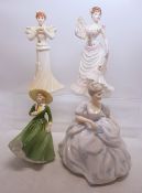 Coalport figures to include Lily Langtry, Celeste, Poise & Janet (4).