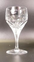 A collection of 12 Atlantis Glass Crystal Evora Pattern Liqueur Claice Glasses(3)