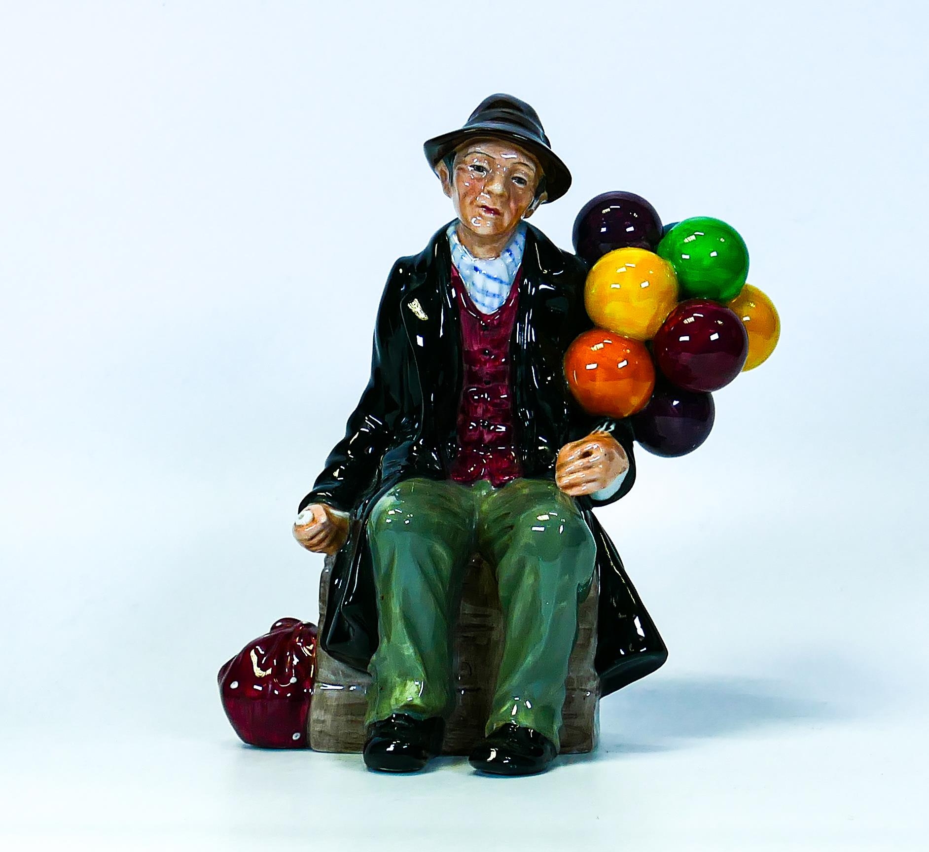 Royal Doulton Character Figure 'The Balloon Man' HN1954 together with Royal...