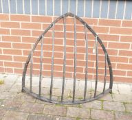 Cast Iron Corner Hay Basket