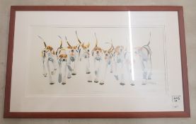 Limited Edition Framed Print Entitled Homecoming signed Mary Ann Rogers - No 246/500 Overall Size 73