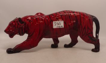 Royal Doulton Flambe model of stalking Tiger