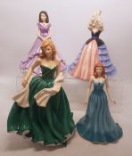 Royal Doulton lady figures to include Susan, Ava HN5796, Turquoise & A Special Friend (4).