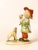 Beswick Hummel figure boy with lambs 914 ( chip to hat)