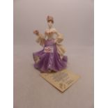 Coalport Limited Edition Lady Figure Sweetest Rose (boxed with cert)