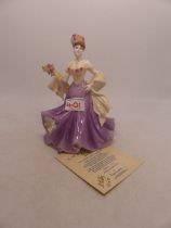 Coalport Limited Edition Lady Figure Sweetest Rose (boxed with cert)