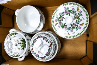 A collection of Portmeirion Floral Decorated tureens , open veg bowl & lidded pot