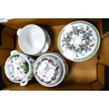 A collection of Portmeirion Floral Decorated tureens , open veg bowl & lidded pot