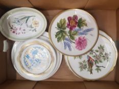 A mixed collection of Spode Decorative wall plates