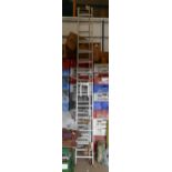 Two Stage Clima Gladiator Aluminium Ladder & Stand Off