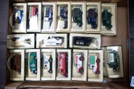 A collection of Boxed Lledo Days Gone scale model Commercial & Advertising Vehicles