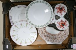 Wileman & Co items to include bread and butter plates patterns 4346, 3484, 9593, 3647, 7924 etc ( 10