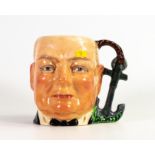 Fieldings Sir Winston Churchill character jug. Marked A168 to base