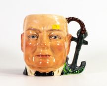 Fieldings Sir Winston Churchill character jug. Marked A168 to base
