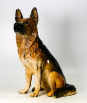 Beswick fireside Alsatian model 2410