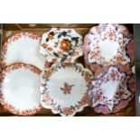 Wileman & Co ( foley) dinner plates to include patterns 9119, 4346, 6376, 6031 together with