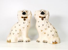 Beswick, Pair of Staffordshire Spaniel Mantle Dogs 1378-5