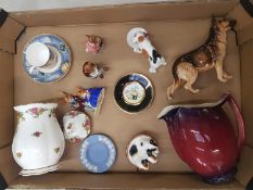 A Mixed Collection of Ceramic Items to Inlcude 3 Royal Doulton Bunnykin Figures (a/f), Wedgwood