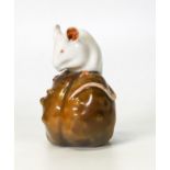 B & G Denmark Model of a Mouse on Bun, height 4cm