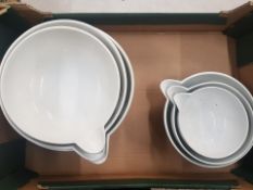Set of 6 Shelley pouring bowls