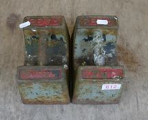 2 Iron Avery 26Lb scale weights(2)