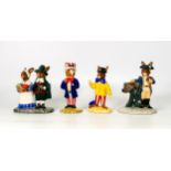 Royal Doulton Bunnykins to include Pilgrim DB212, Liberty bell Db257, Joker DB171 and Incle Sam DB50