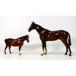 Beswick Bois Roussel 701 together with mare 1812 (2)