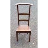 Pair of 19th Century Barley Twist Dining Chairs Together With 19th Century Prie Dieu Chair, and