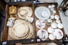 A mixed collection of items to include floral Summer Rose teaware, Meakins floral dinnerware,