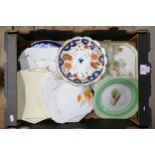 A collection of Shelley bread & butter plates x 5 together with various patterned plates (10)