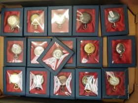 A collection of 16 Pocket Watches from the 'Pocket Watch Collection' (All cased)