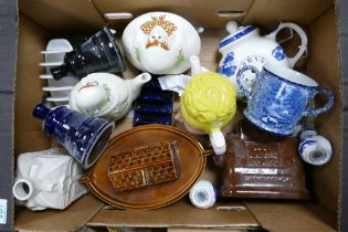 A collection of Wade Items removed from Wade Archives to include Novelty Teapots, Advertising items,
