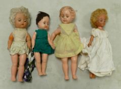 A collection of Mid Century Vintage Toy Dolls
