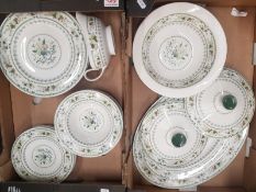 Royal Doulton Dinnerware items in the Provencal pattern to include 6 dinner plates, 5 side plates, 6