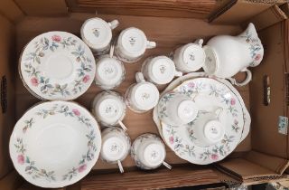 Duchess China Bramble Rose Part Tea Set- 1 tray