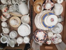 Mixed Collection of Teacups, Saucers, and Plates inc. Ridgeway, Sadler, Johnson Brothers, etc 2