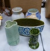 A mixed collection of items to include Beswick & Sylvac Vases, tallest 20cm(5)