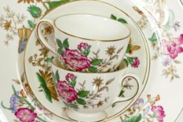 Wedgwood Charnwood tea and dinner ware to include tea set, oval platter, dinner plates, salad