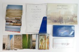 Concorde ephemera, flight certificate, ticket & flight details circa 1990's together with other