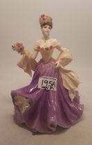 Numbered Limited Edition Coalport figurine Sweetest Rose, boxed with cert.
