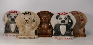 A collection of Wade Items removed from Wade Archives to include American Event Teddy display