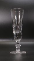 6 Cumbria English Crystal Glass Champagne Flutes Glasses