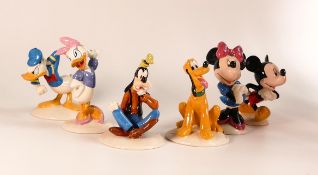 Royal Doulton The Mickey Mouse 70th Anniversary Collection: Donald Duck MM3, Mickey Mouse MM1,