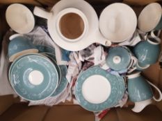 Royal Doulton Cascade Tea Set with Teapot- 1 Tray